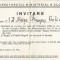 A3140N Invitație la banchet Universitatea Regele Ferdinand I Cluj către președintele Curții de Apel, Pompei Micșa, cu participarea Regelui