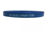 Cumpara ieftin Furtun plat din PVC refulare pompa 1 tol 100m albastru insertie panza, Micul Fermier