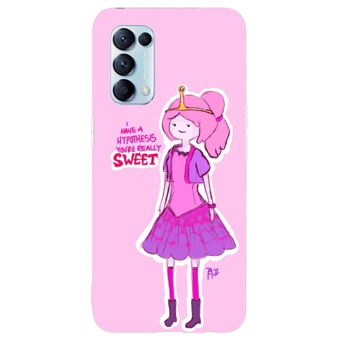 Husa compatibila cu Oppo Reno 4 Lite model Princess Bumblegum Adventure time, Silicon, TPU, Viceversa