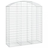 Cumpara ieftin Cos gabion arcuit, 150x50x160/180 cm, fier galvanizat