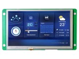 Afișaj TFT 7" 1024x600 LED RGB 600cd/m&sup2; Dwin Technology 32MB Flash