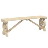 Cumpara ieftin Banca de gradina, 115 cm, lemn masiv de brad