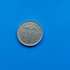 1 Franc 1928 Belgia-(Belgie)
