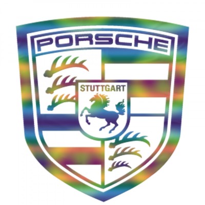 Sticker Porsche Logo , Autocolant Premium cu Sigla Porsche foto