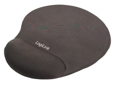 Mouse Pad Negru din Gel foto