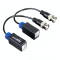 Set 2 bucati Video balun pasiv HD pentru camerele HDCVI, HDTVI, AHD