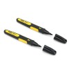 Marker pemanent Stanley Fatmax 0-47-312, varf subtire, negru, set 2 bucati