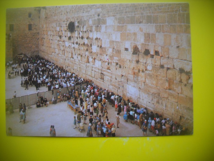 HOPCT 6200 ZIDUL DE VEST - IERUSALIM-ISRAEL-ASIA -NECIRCULATA