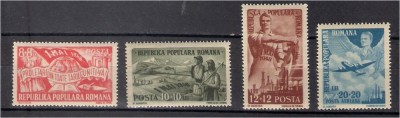 1948 - 1 mai ziua muncii, serie neuzata foto