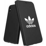 Husa Piele Adidas OR BASIC Booklet pentru Apple iPhone X / Apple iPhone XS, Neagra 31589