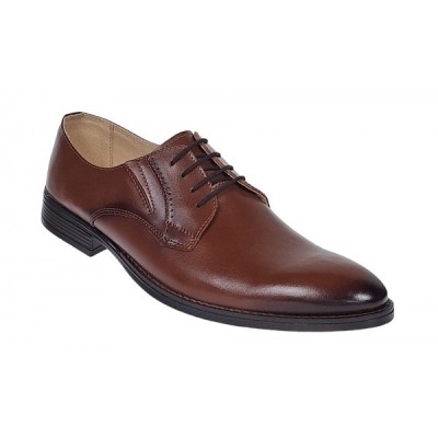 Oferta marimea 44 - Pantofi eleganti pentru barbati, piele naturala maro - 996M foto