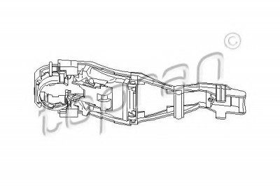 Maner usa VW PASSAT Variant (3B6) (2000 - 2005) TOPRAN 111 186 foto