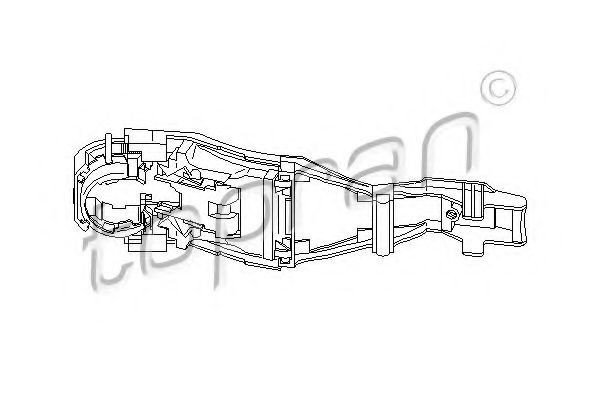 Maner usa VW GOLF IV (1J1) (1997 - 2005) TOPRAN 111 186