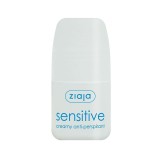 Antiperspirant Deo-Roll Ziaja pentru Piele Sensibila, 60 ml, Formula fara Alcool si Parabeni