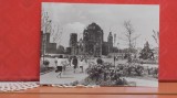 GERMANIA (DDR) - BERLIN - DOMUL SI STATUIA LUI NEPTUN DIN PARC - ANII 1950 -