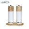 Set 2 rasnite sare si piper, 16 cm, suport modern