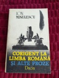 Corigent la limba rom&acirc;nă - Ion Minulescu