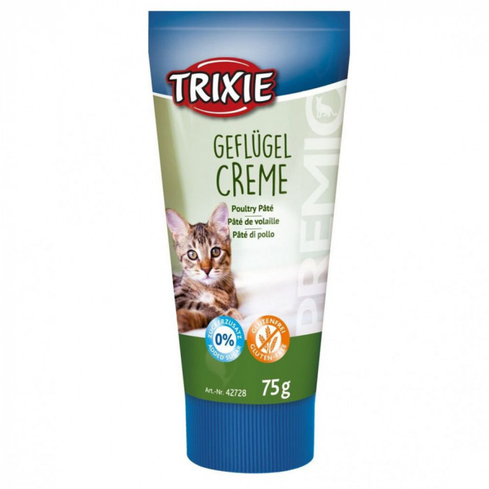 Trixie Gefl&uuml;gel Creme- pastă de pasăre pentru pisici 75 g