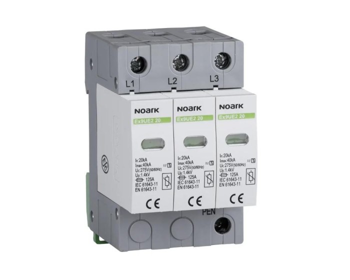 Descarcator T2 3P 275V 20kA fara semnalizare Noark 103353
