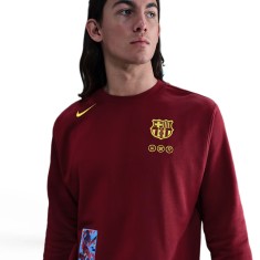 FC Barcelona hanorac de bărbați cu glugă Club Fourth - L