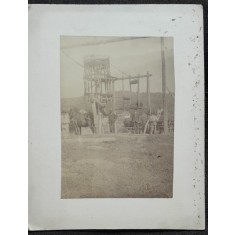 Fotografie pe carton, Vulcana Sursele Salifere, incepeput de secol XX