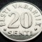 Moneda 20 SENTI - ESTONIA, anul 1999 * cod 4480 = UNC