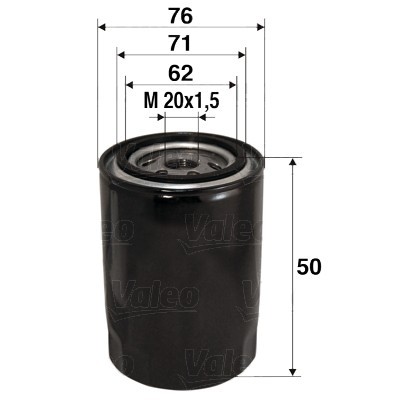 Filtru ulei VALEO 586001 foto