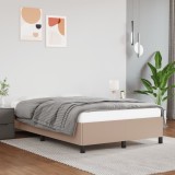 Cadru de pat fără saltea cappuccino 120x190cm piele artificială