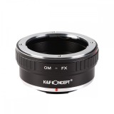 Adaptor montura K&amp;F Concept OM-FX de la Olympus OM la Fuji X-Mount KF06.106