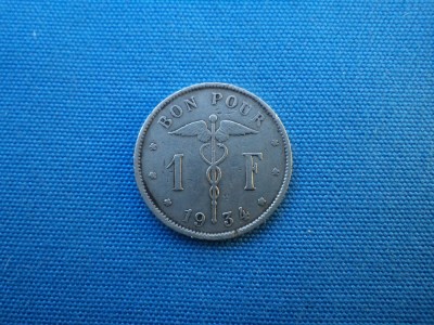 1 FRANC 1934 / BELGIA foto