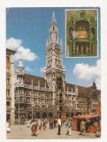 FA65-Carte Postala- GERMANIA - Munchen Rathaus mit Glockenspiel, circulata 1980, Fotografie