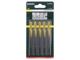 Set 5 P&acirc;nze de Fierăstrău Lemn și Plastic 74mm 15TPI