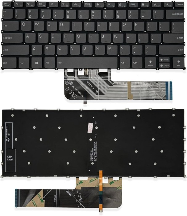 Tastatura laptop, Lenovo, IdeaPad 5-14IIL05 Type 81YH, iluminata, layout US