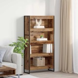 Cumpara ieftin Dulap pentru carti 80 x 30 x 155 cm Lemn prelucrat Lemn Vechi