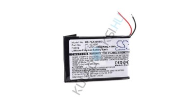 &amp;Icirc;nlocuire baterie pentru căști fără fir VHBW pentru Plantronics PR-423350 - 650 mAh 3,7 V Li-polimer foto