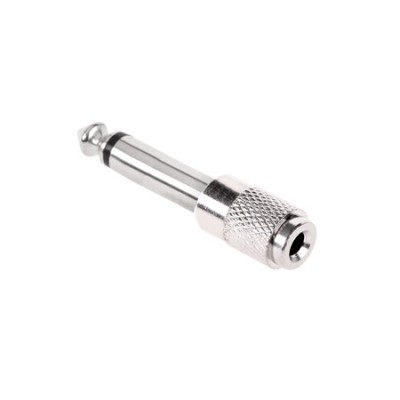 Adaptor jack tata 6,3 mm, mono la jack mama 3,5 mm, mono, L101651 foto