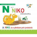 N de la Niko Dinozaurul. Niko la o plimbare prin preistorie - Greta Cencetti, Emanuela Carletti