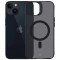 Husa MagSafe pentru Apple iPhone 14 / 13, 3MK, Smoke MagCase, Neagra