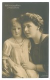 2575 - Queen MARY, Maria, &amp; Princess ILEANA, Regale - old postcard - unused, Necirculata, Printata