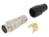 Mufă Circulară Push-Pull HR10 2A Argintată pentru Lipire