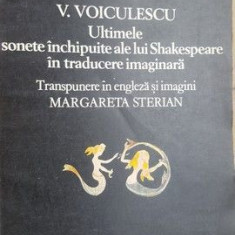 Ultimele sonete inchipuite ale lui Shakespeare in traducere imaginara- Vasile Voiculescu