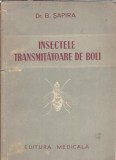 Cumpara ieftin Carte Insectele transmitatoare de boli B. Sapira Editura Medicala An 1957 105 pagini Stare buna