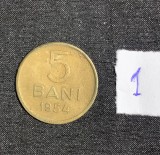 Moneda 5 bani 1954 RPR
