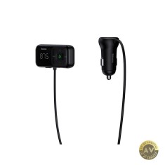 Modulator FM Bluetooth Baseus T-Typed 2 x USB-A CCMT000201