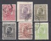 ROMANIA 1909/1914 LP 67 REGELE CAROL I TIPOGRAFIATE SERIE STAMPILATA 15 BANI/FRAGMENT, Stampilat