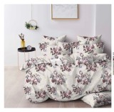 Cumpara ieftin Lenjerie pat dublu,bumbac finet,6 piese,cearceaf normal 220x240cm, cearceaf pilota 200x220cm, 2 fete de perna 50x70, 2 fete de perna 70x70-A1074