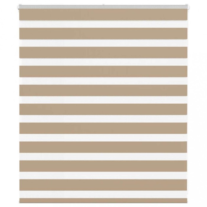 Jaluzea tip zebra 125x100 cm lățime țesătură 120,9 cm poliester
