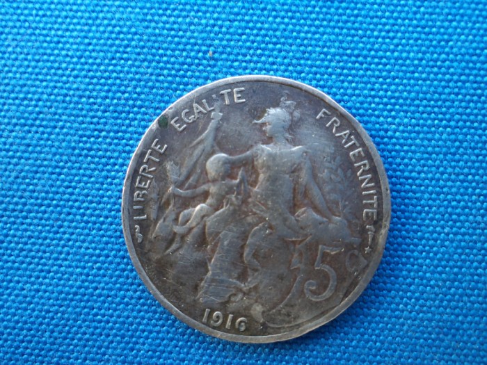 5 CENTIMES 1916 FRANTA