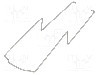 Clema de prindere, {{Montare}}, pentru relee R4N, {{Numarul de pini}} pini, RELPOL - TR4-2000
