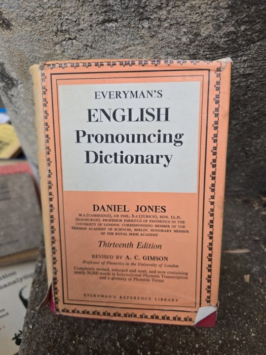 Everyman/s English Pronouncing Dictionary - Daniel Jones